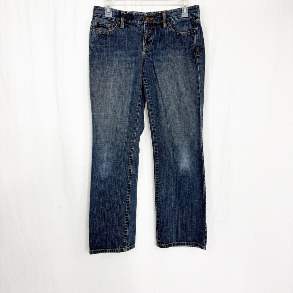 LOFT Original Boot Cut Jeans, Size 4 Petite, Blue